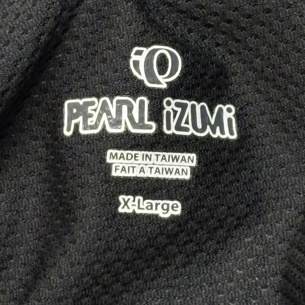 Pearl‎ Izumi Cycling Shorts Mens XL Black Gray Plaid Padded MTB Baggy